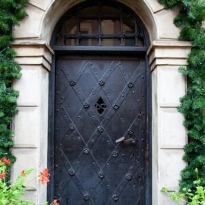 secure your home with wrought iron door