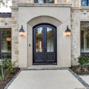 custom iron front entry door