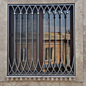 iron window safety grill design