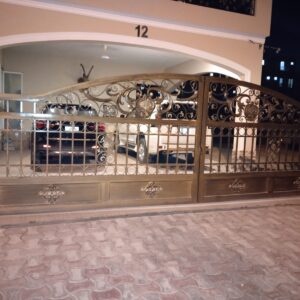 wrought iron main gate design