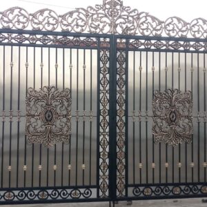wrought iron main gate design