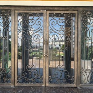 wrought iron gate