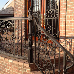 exterior wrought iron railing