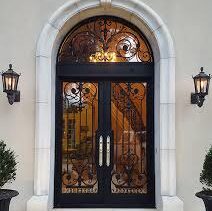 interior wrought iron door