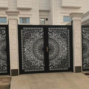 cnc modern stainless steel gate