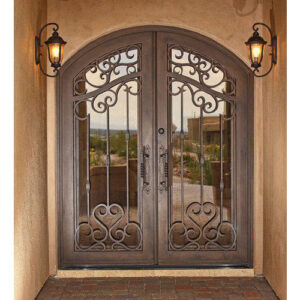 custom iron door